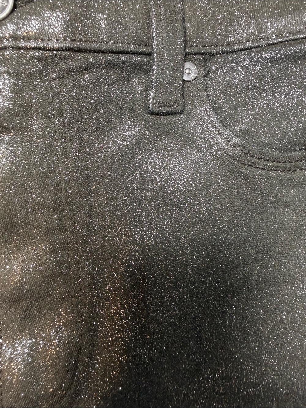 PAIGE Claudine Metallic Shimmer Bootcut Jeans Size 28 - Picture 10 of 13